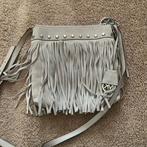 Michael kors suede crossbody handbag